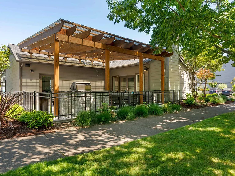 Covered Outdoor Grill
