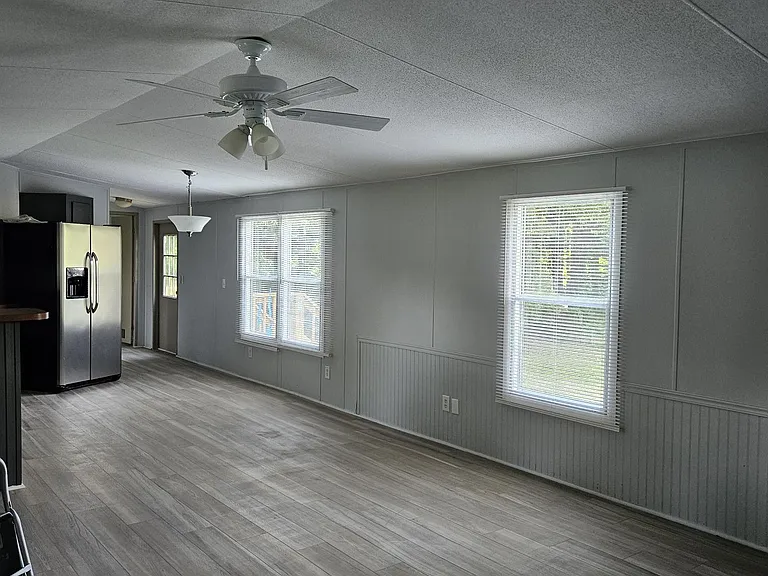 family room to dining