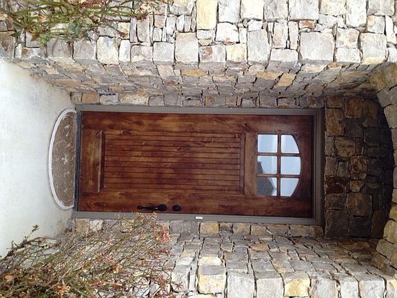 8ft Wooden Entry Door