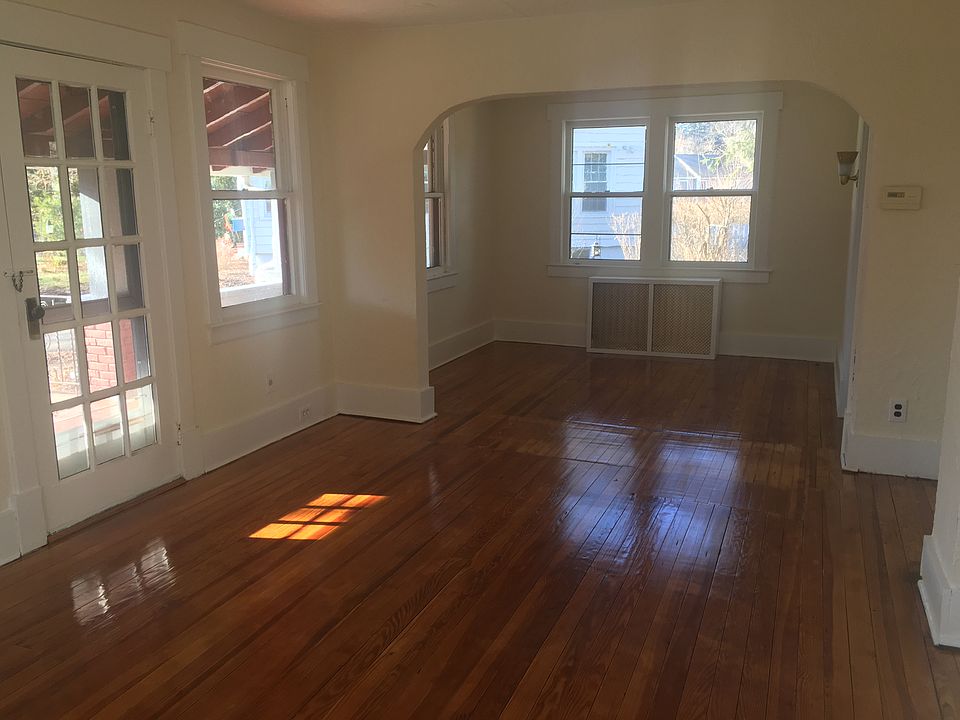 Gleaming hardwood floors 