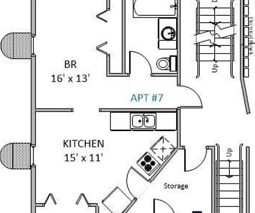 3rd image of 1522 Ashland Ave #7