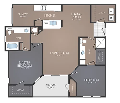 Floor plan B3