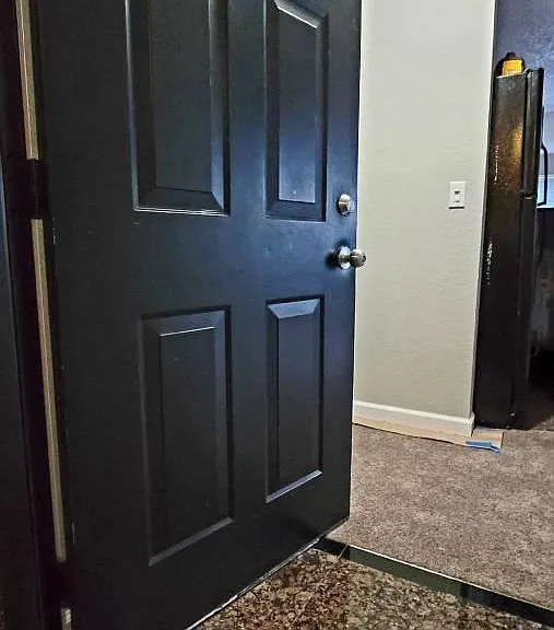 Apartment #2 Granite Entryway.