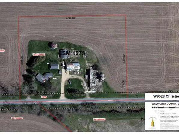 W9528 Christie ROAD, Darien, WI 53114