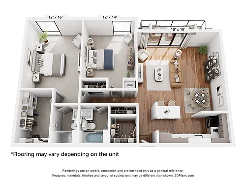 Floor plan B2