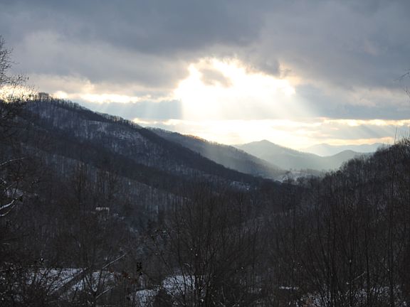 View in winter