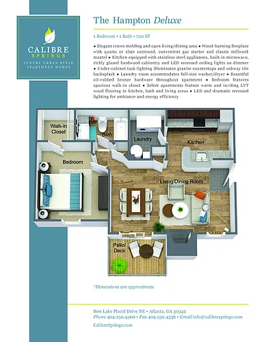 Floor plan Hampton Deluxe