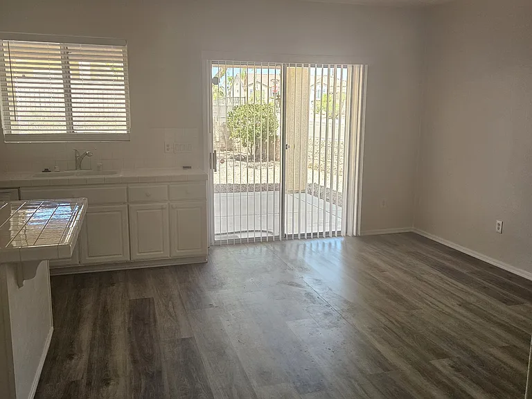Kitchen/Dining Area. Back Door.