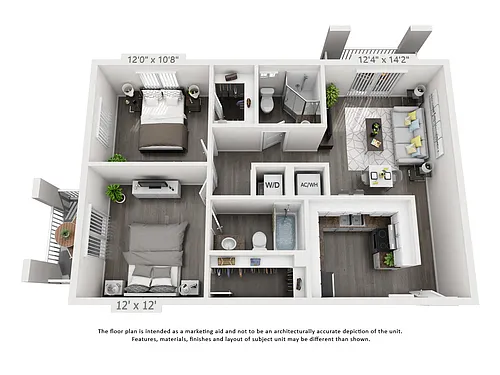 Floor plan Model B2