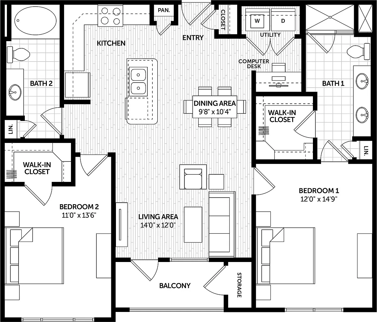 Floor plan 2CR