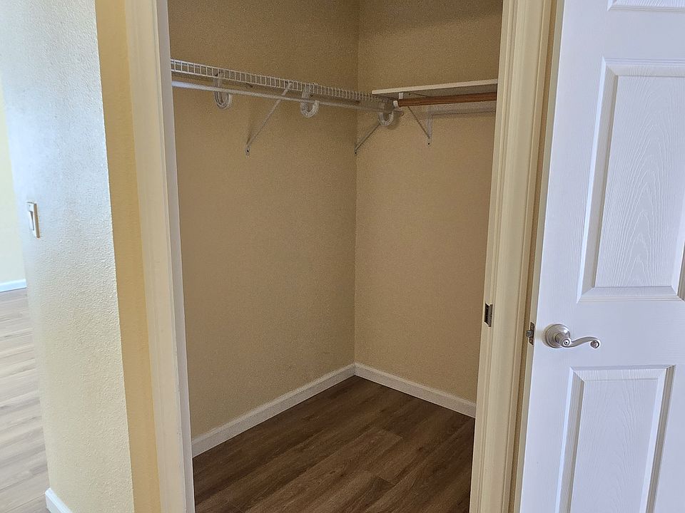 Master bedroom walk in closet
