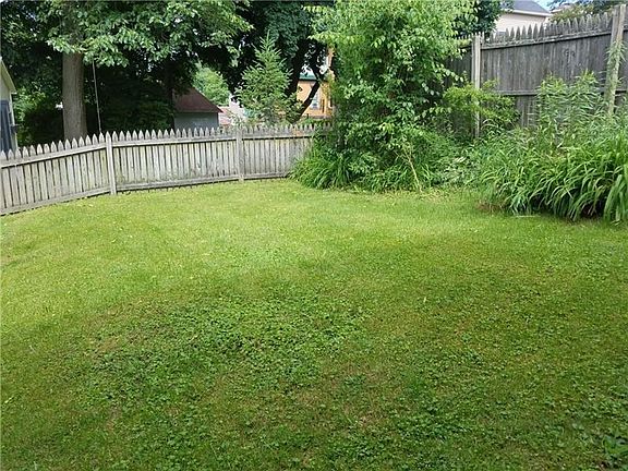 Fenced back yard