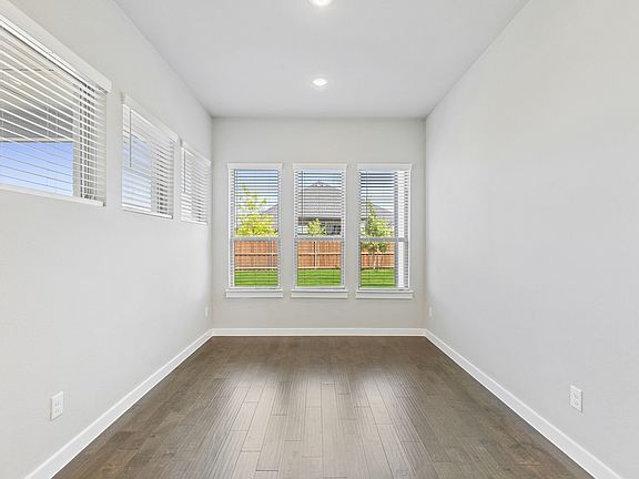 Breakfast nook in the Denali home plan by Trophy Signature Homes - REPRESENTATIVE PHOTO