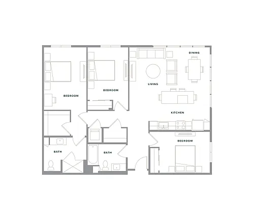 Floor plan C-C2