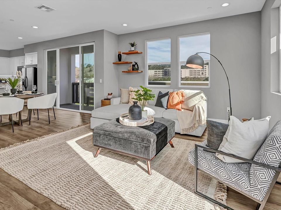 Lots of natural light in the living room
