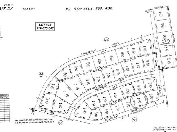 55825 Oleander St Lot 408, Whitewater, CA 92282