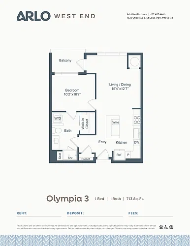 Floor plan Olympia 3