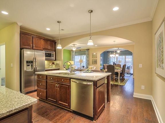 The Georgetown Kitchen Living Area This is a model representation, not a model home