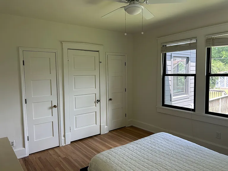 Primary bedroom with 2 closets