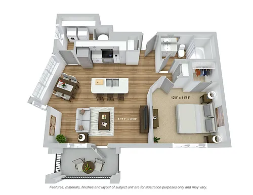 Floor plan Boxcar 1.1