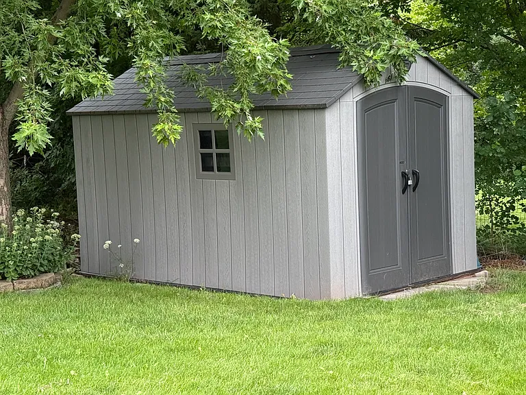 Outdoor shed
