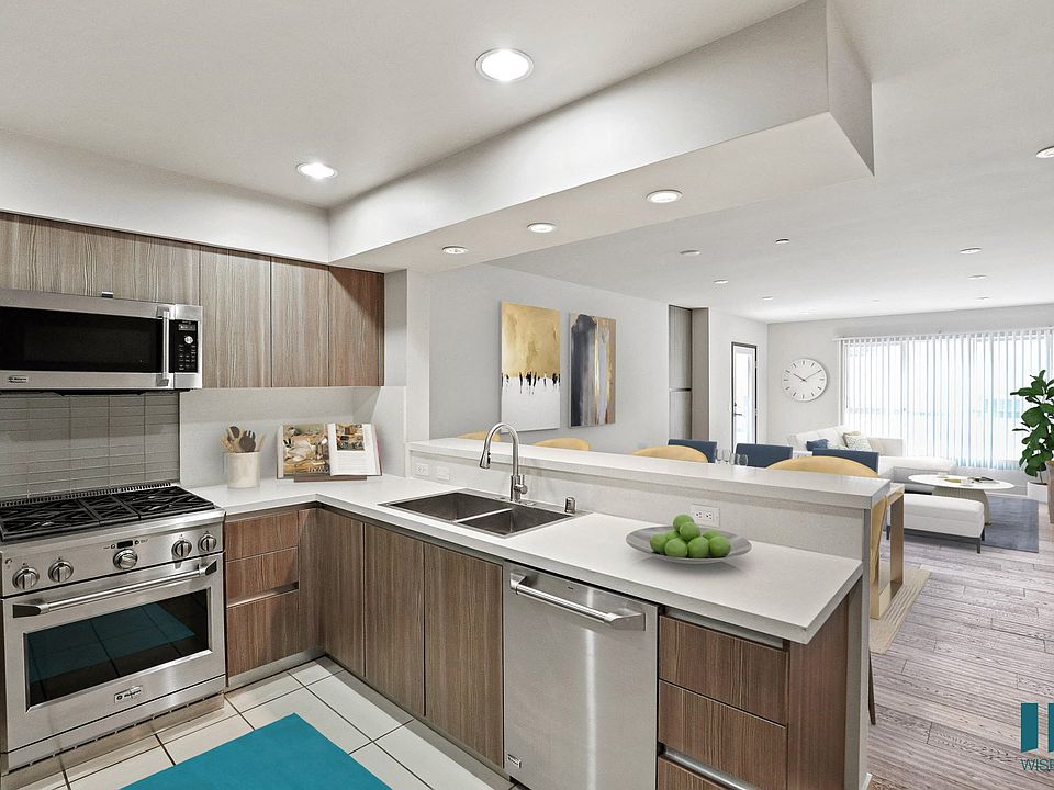 Open-Concept Kitchen with Countertop Bar