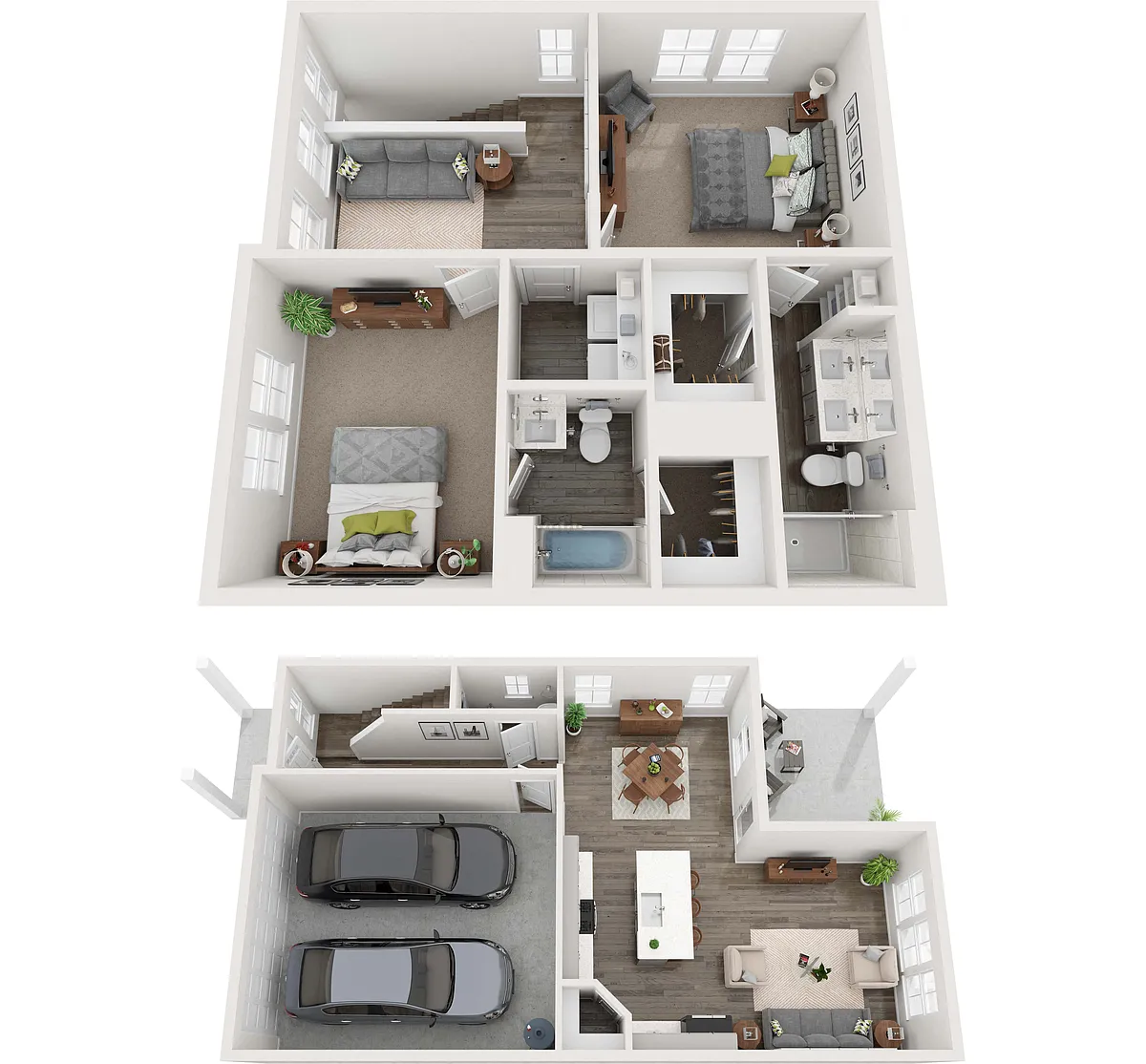 Floor plan B1 Duplex
