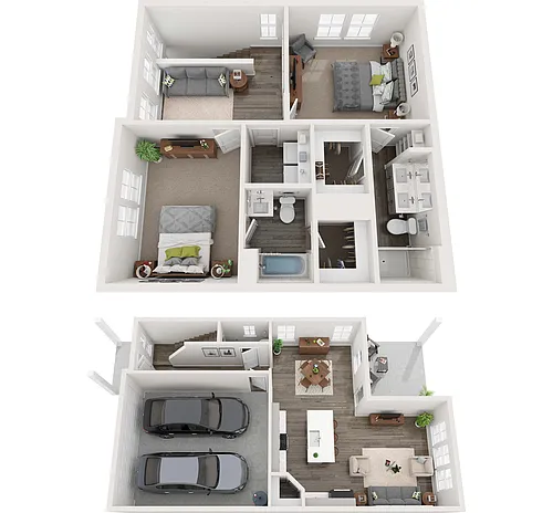 Floor plan B1 Duplex
