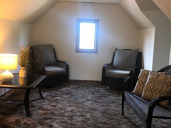 Upstairs lounge area.  