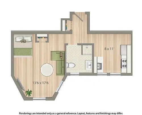 Floor plan Studio