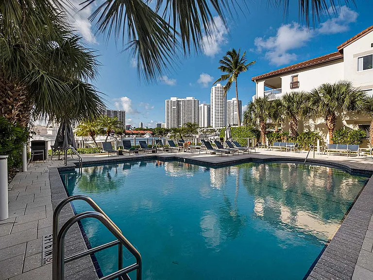 Enjoy spectacular sunsets from the pool deck lounge seating