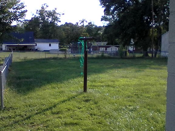 Large back yard