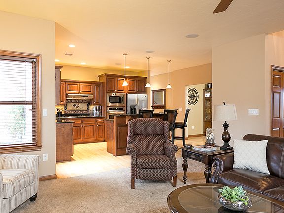 Family Room Opens to Kitchen
