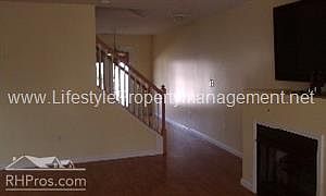 Entrance to Living with Fireplace