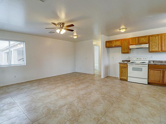 Kitchen and living room