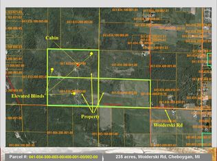 Woiderski 235 Acres, Cheboygan, MI 49721