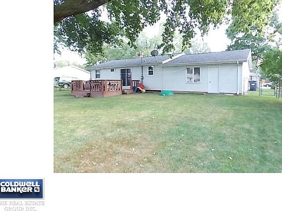Deck off dining room.