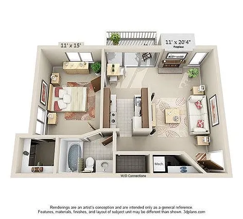 Floor plan The Country Stone