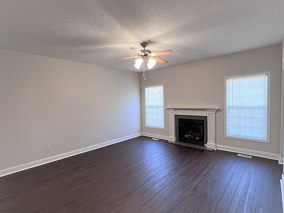 View from kitchen into LR