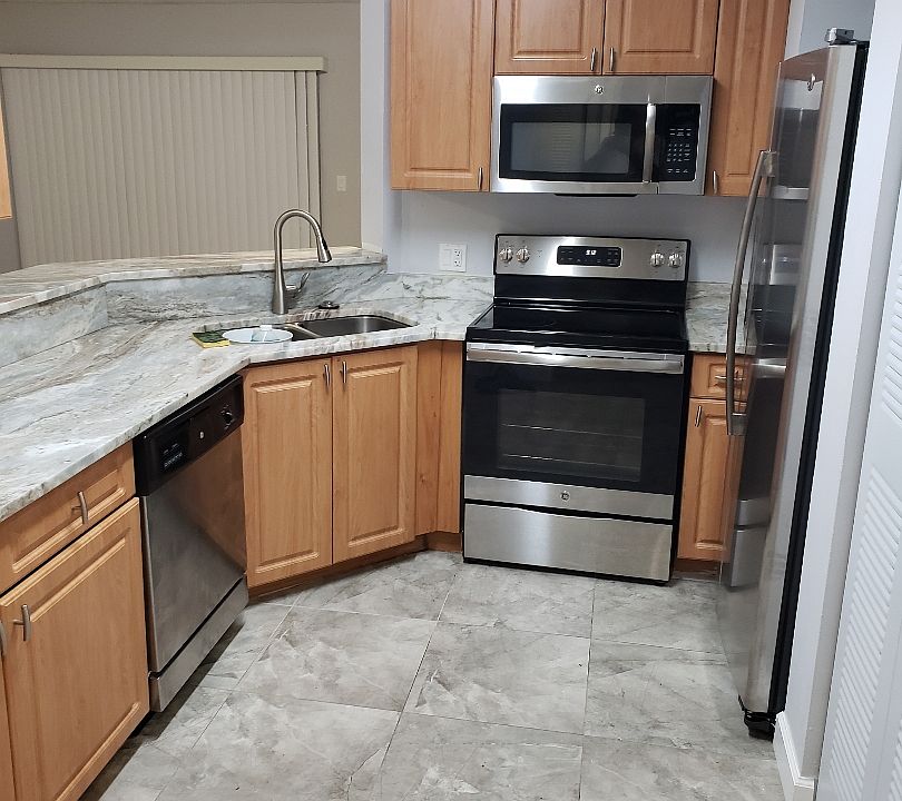 New granite, new appliances