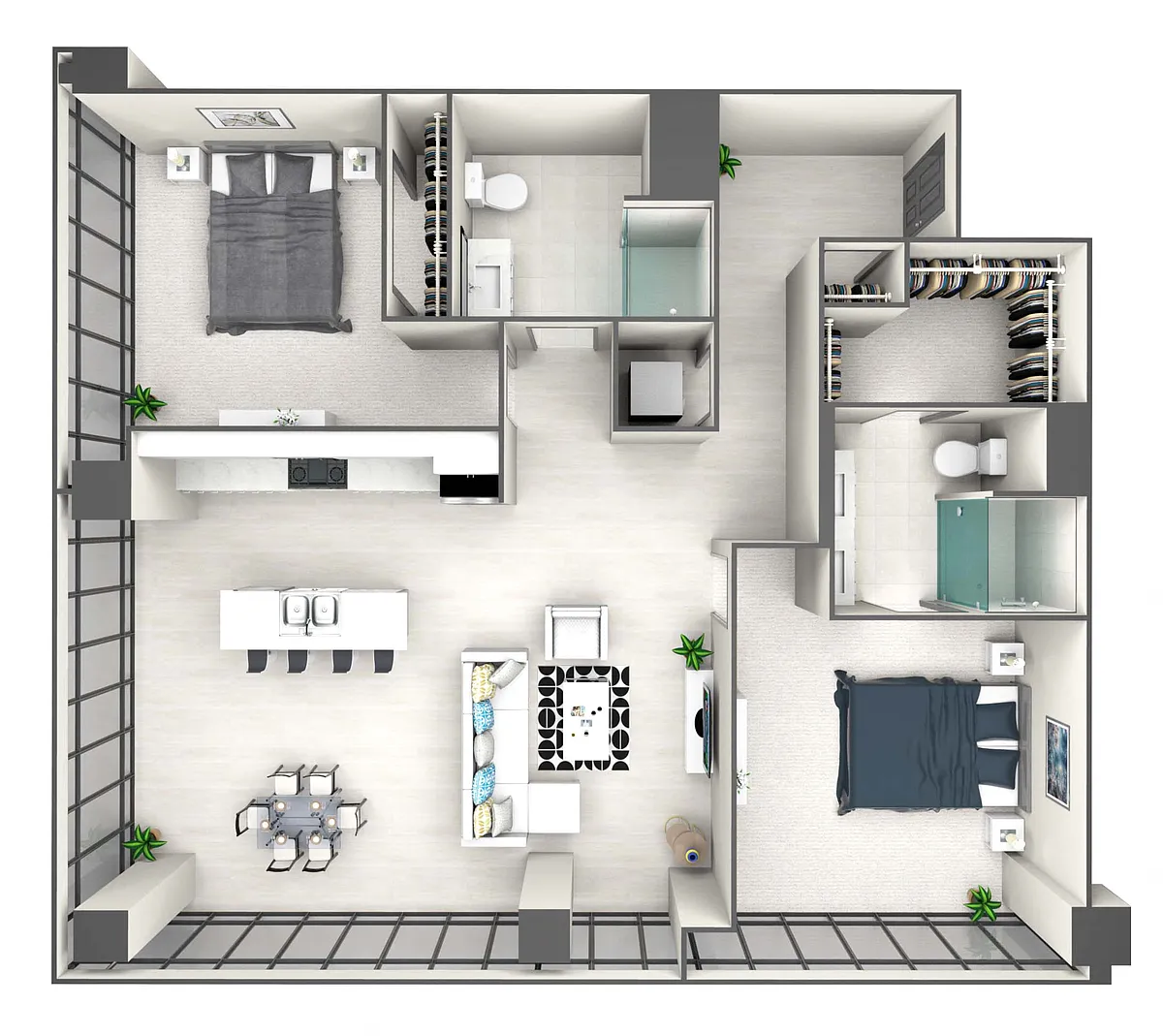 Floor plan B1a