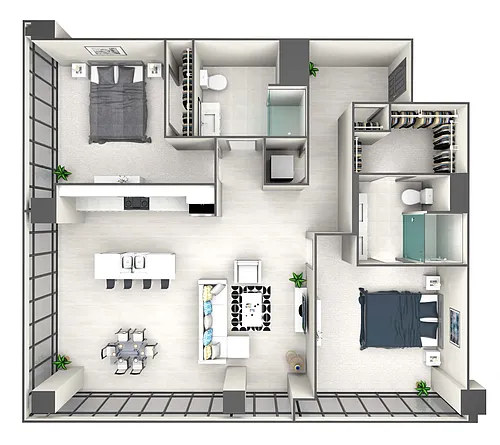 Floor plan B1a