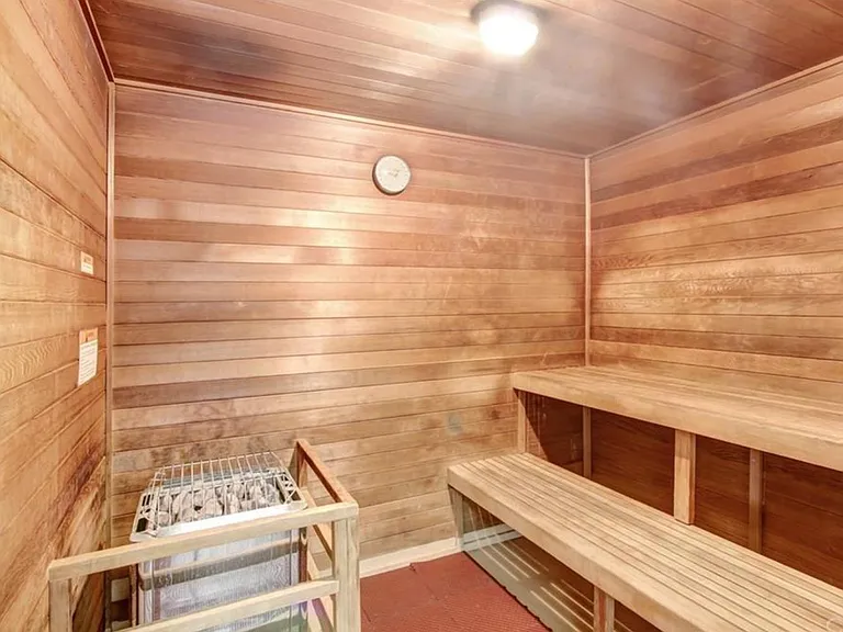 SAUNA LOCATED IN THE FITNESS CENTER