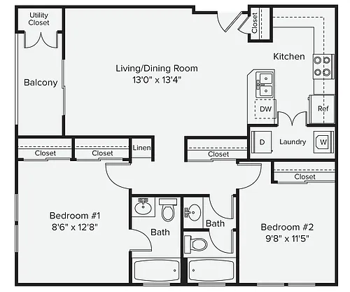 Floor plan 969