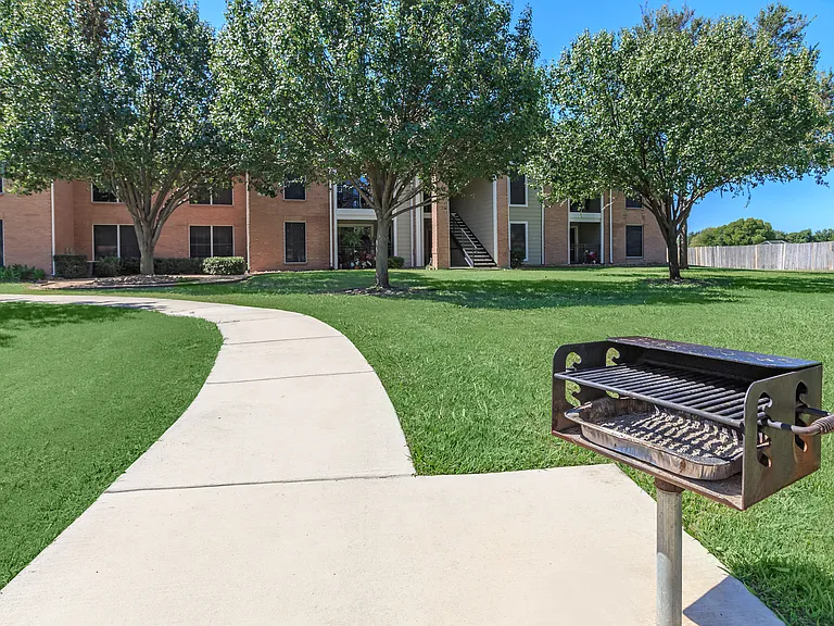 Community barbeque area