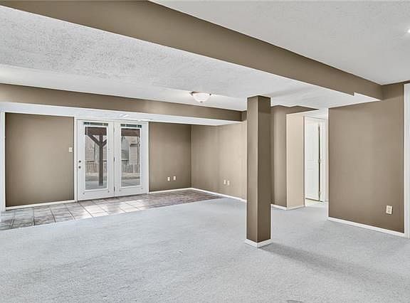 Look at this great finished walk out lower level.
