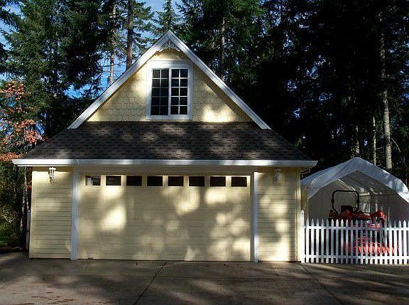 Front of detached Garage/Shop