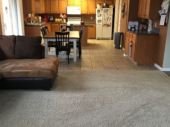 Living room into kitchen