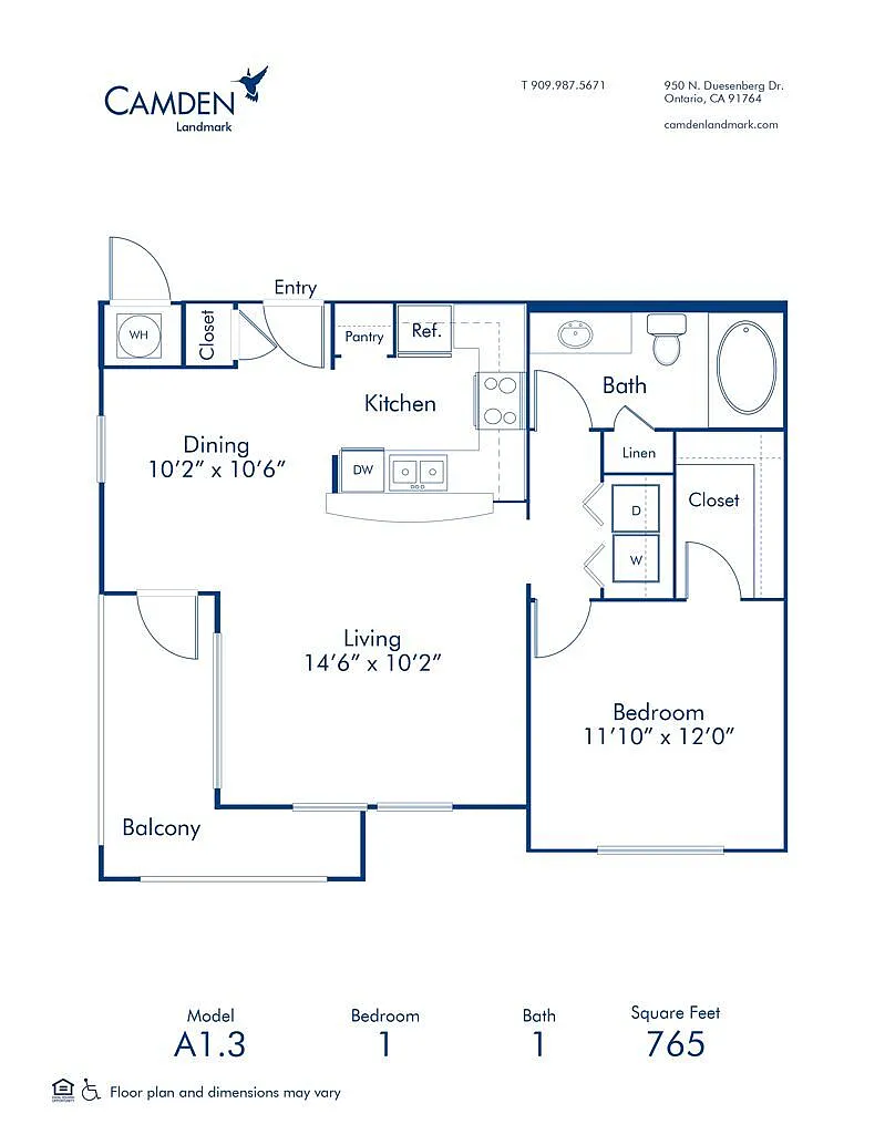Floor plan A13