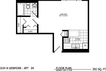 2nd image of 5534 N Kenmore Ave APT 204